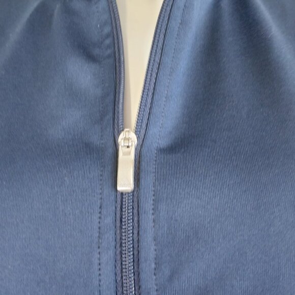 Adidas Blue Full Zipper Sports Vest Size  M - Picture 5 of 10